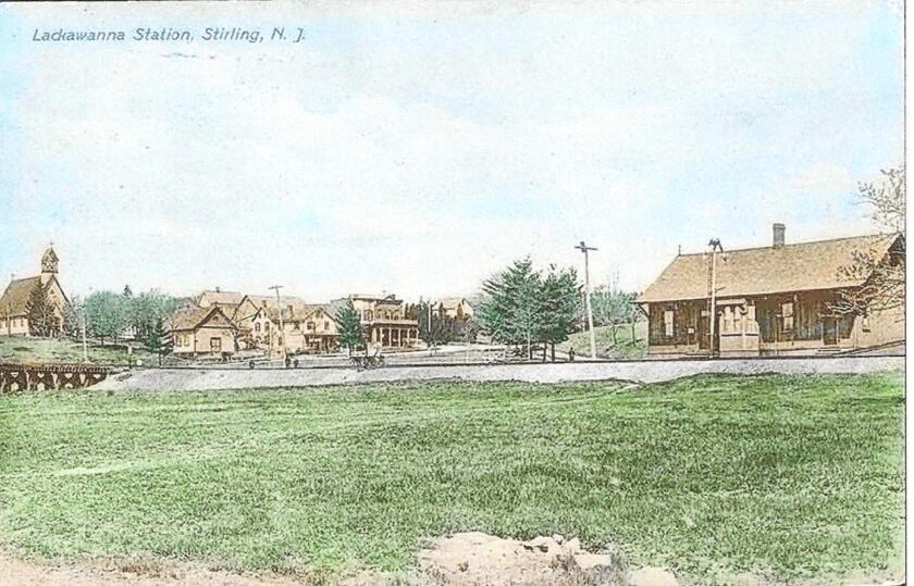 Lackawana Station Sirling Postcard Lackawana Station Sirling Postcard