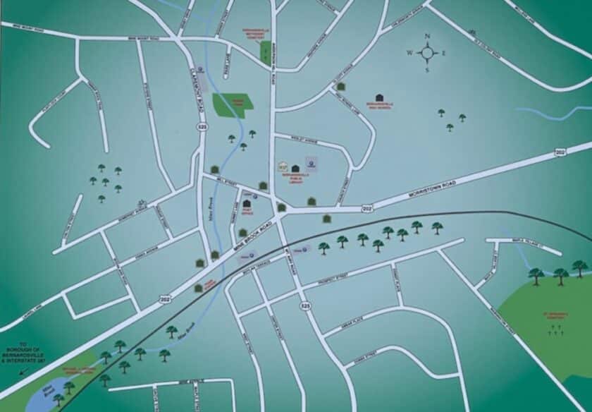 Map Bernardsville