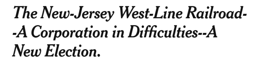 NY Times June 6 1872 Packer Ousted at West Line
