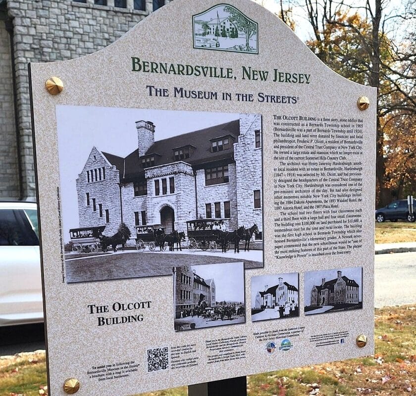 Olcott Building Museum in the Streets Bernardsville Mr Local History