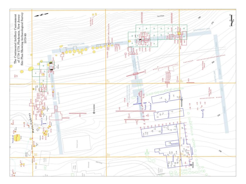 REQ 3 Pluckemin site map blown up version Hunter Research Sm Mr Local History