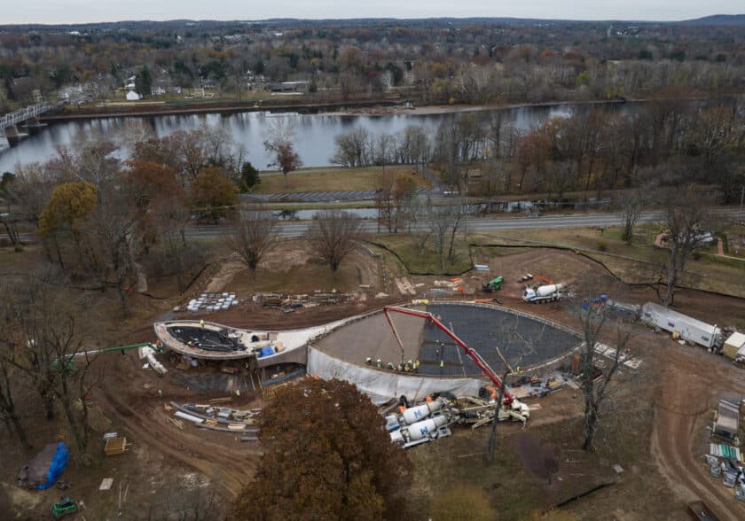 11 11 25 washington crossing visitor center progress
