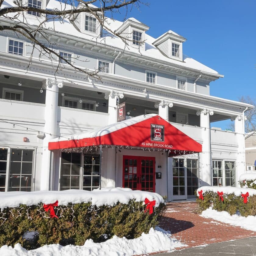 2025 Bernardsville Station Exterior Winter