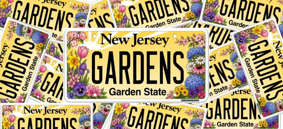 Garden State License Plates Mr Local History Project Gardens