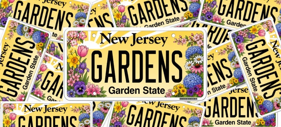 Garden State License Plates Mr Local History Project Gardens