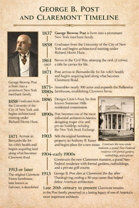 George Post Timeline Mr Local History