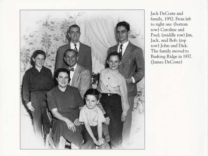 Jimmy DeCoste and Family Basking Ridge Book Jimmy DeCoste and Family Basking Ridge Book