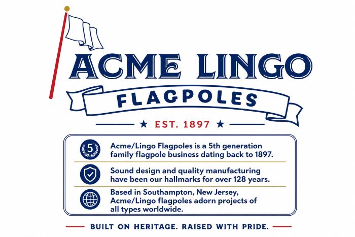 Acme Lingo Flag Poles