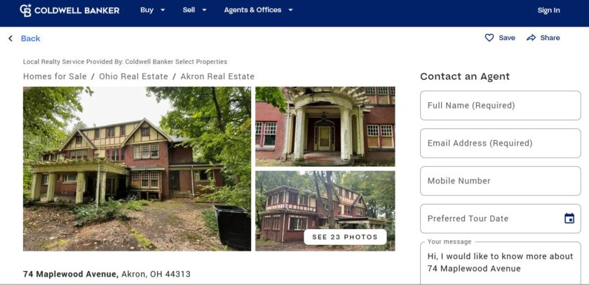 Akron Listing