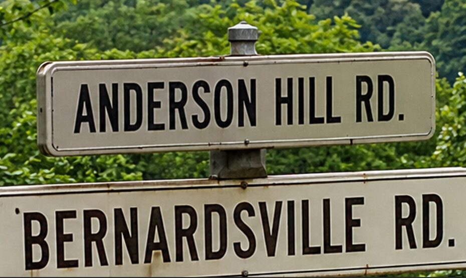 Anderson Hill Road Sign