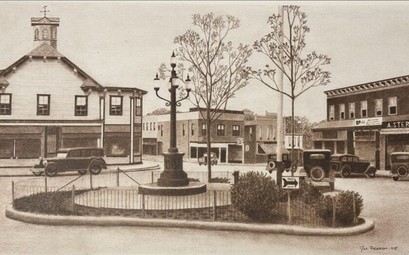 Bernardsville Fountain c1930 Turpin Post FB2
