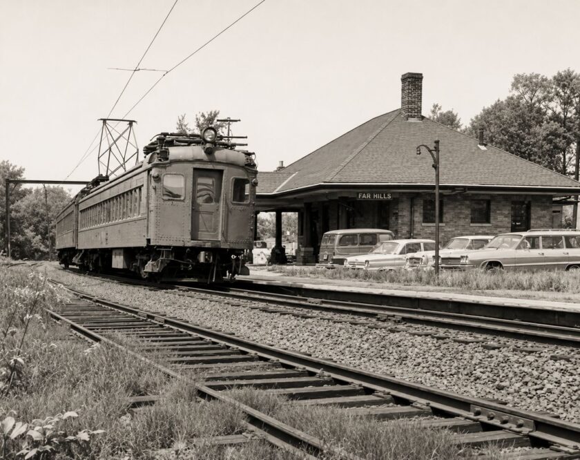 Far Hills Train Station 60s Far Hills Train Station 60s
