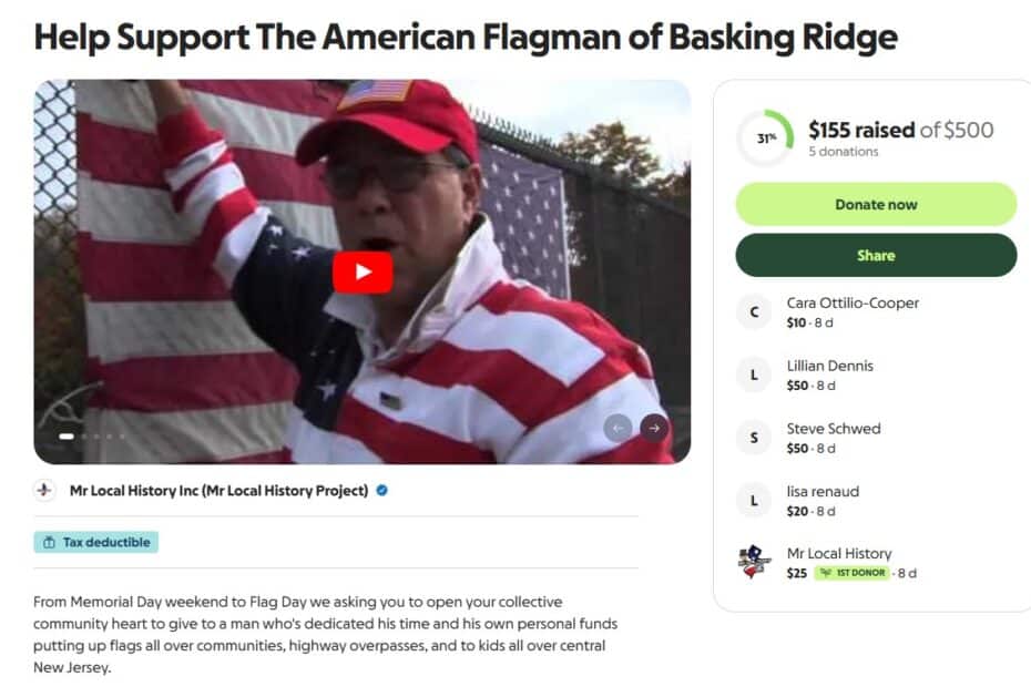 Flagman Fundraiser Go Fund Me