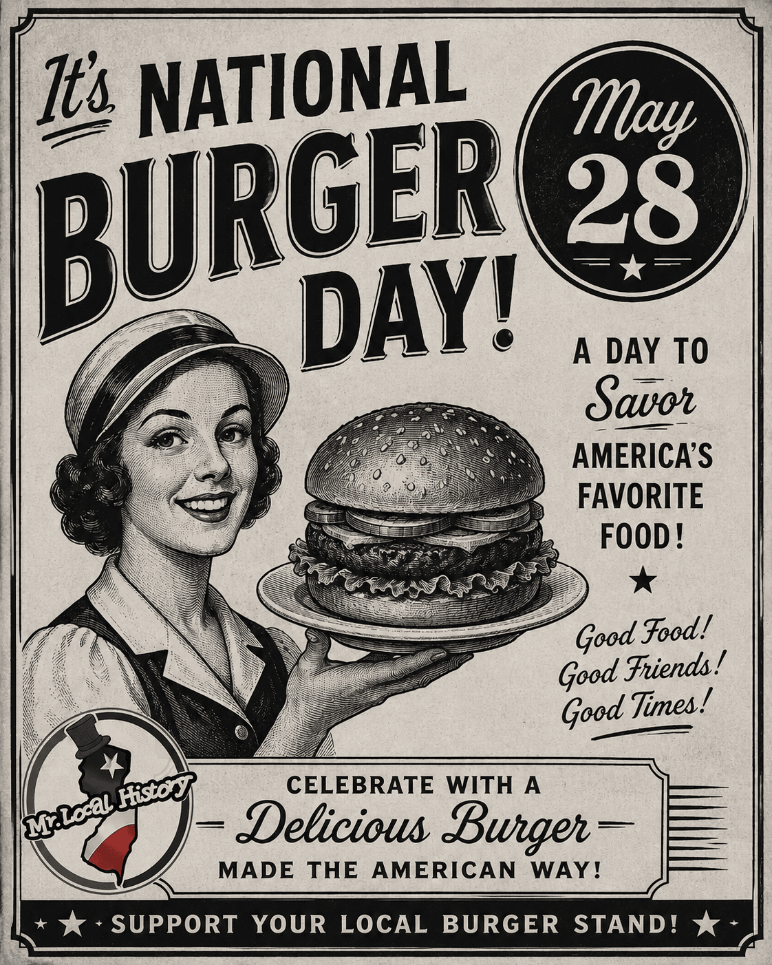 Burger Series - LOVE Jersey Burger History and National Burger Day