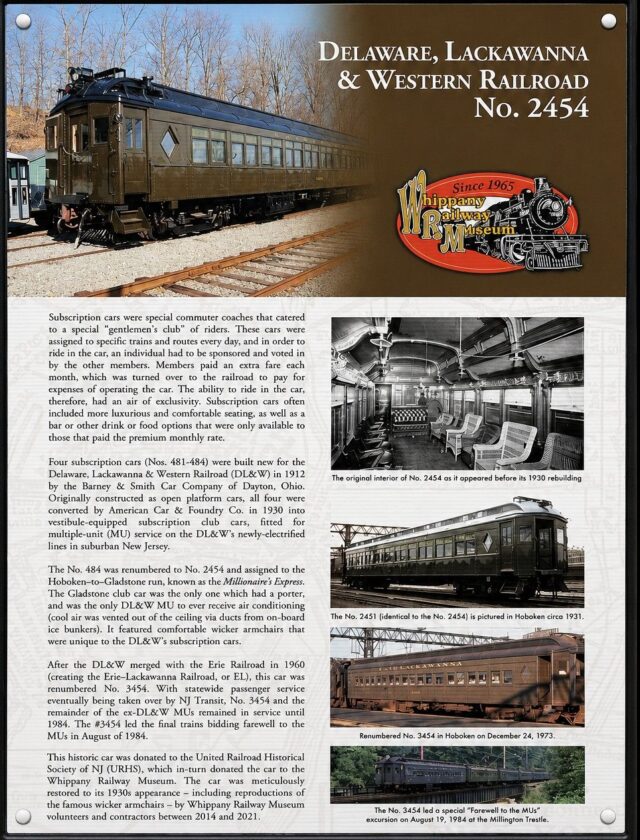 Poster Millionaires Express Whippany Railroad Museum Low Res