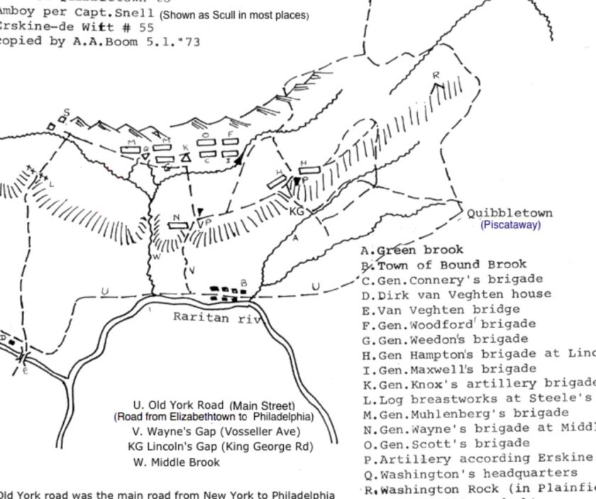 1778 Erskine Map Translation