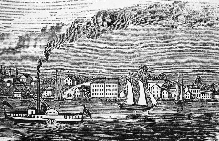 1844 Perth Amboy Submitted by John K. Dyke Collection