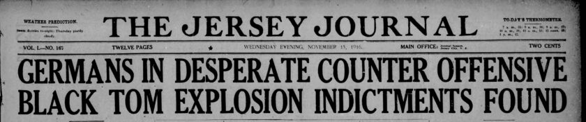 1916 Black Tom Statue of Liberty Nov 15