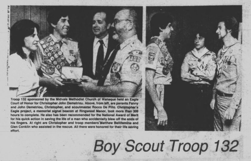 1983 Signal Beacon Eagle Scout Project Award