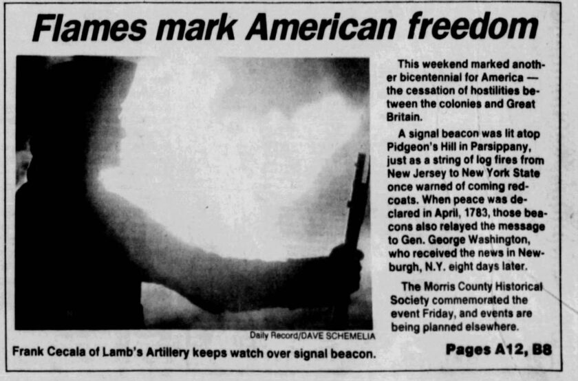 1983 Flames Mark American Freedom Daily Record Apr 17