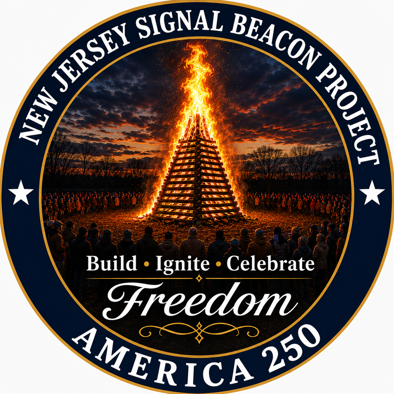 Igniting New Jersey's Revolutionary Signal Beacons for America 250 Effort