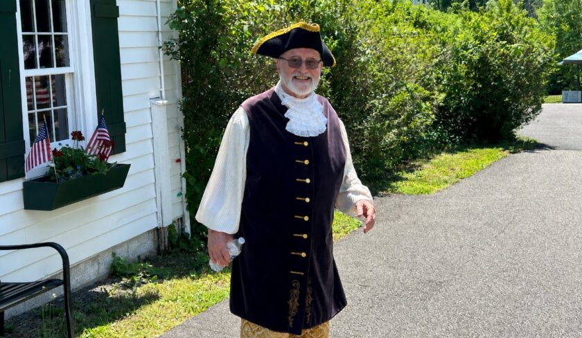 Elias Boudnot reenactor Hank Barre