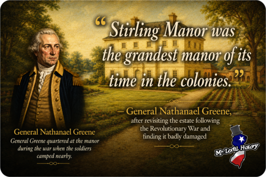 General Greene Quote Lord Stirling Manor mr local history2