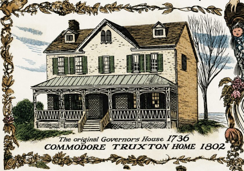 Map of Perth Amboy Governors House c1764 restored