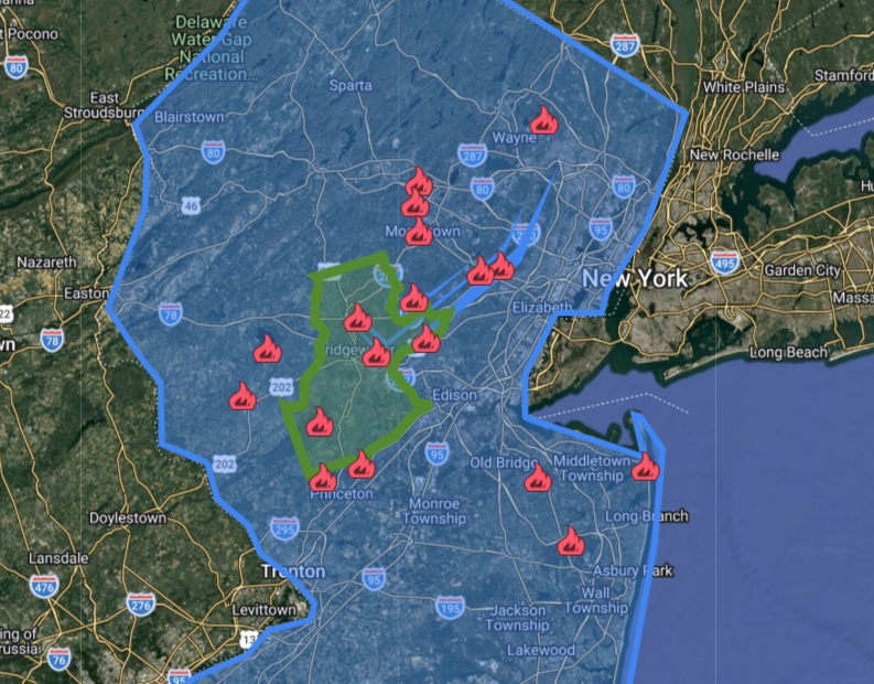 Signal Beacons Map