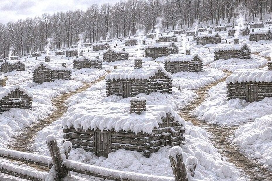 Winter Encampment Jockey Hollow 1780 Mr Local History zoomed