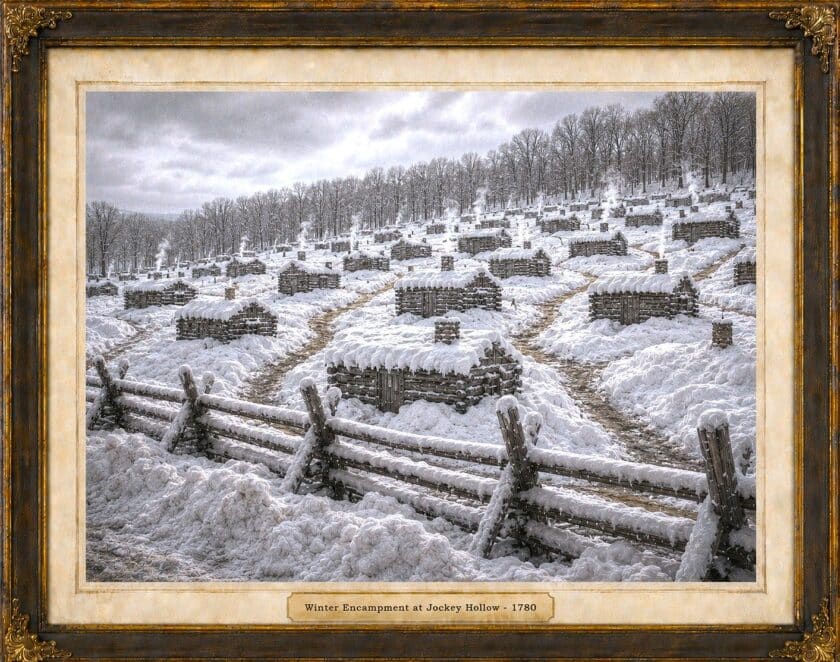 Winter Encampment Jockey Hollow 1780 Mr Local History2